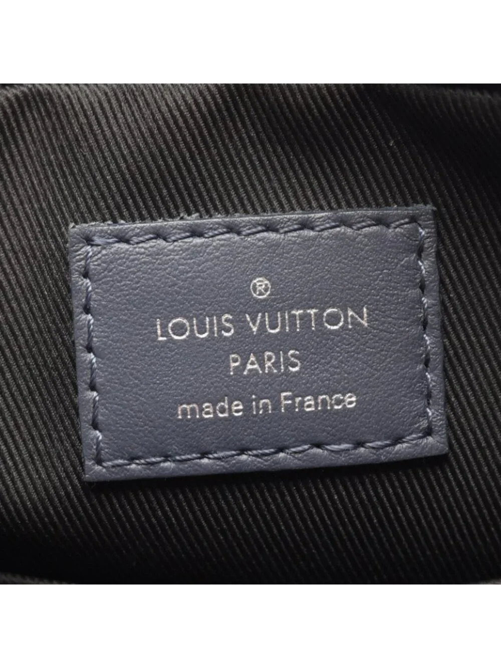Louis Vuitton Shoulder Bag Duo Messenger Navy Leather